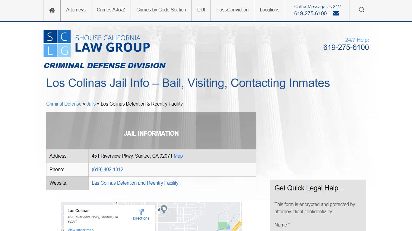 Los Colinas Jail Info – Bail, Visiting, Contacting Inmates