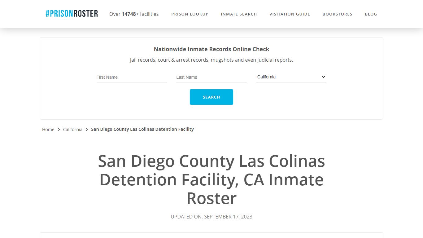 San Diego County Las Colinas Detention Facility, CA